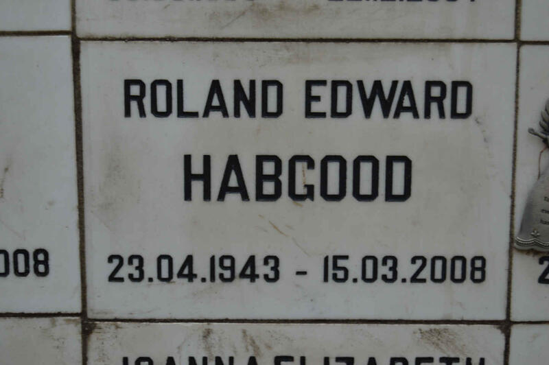 HABGOOD Roland Edward 1943-2008