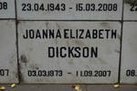 DICKSON Joanna Elizabeth 1973-2007