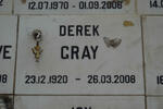 GRAY Derek 1920-2008