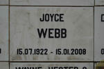 WEBB Joyce 1922-2008