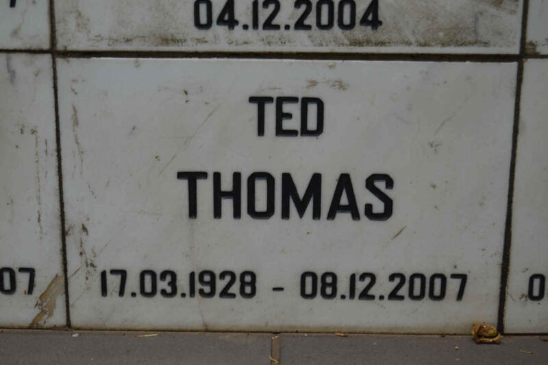 THOMAS Ted 1928-2007
