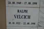 VELCICH Ralph 1922-1998