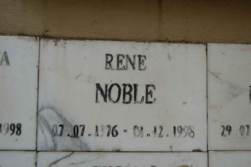 NOBLE Rene 1976-1998