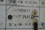 McDONALD Thomas 1936-19??