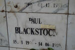 BLACKSTOCK Paul 1966-1998