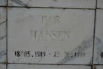 HANSEN Ivor 1919-1999