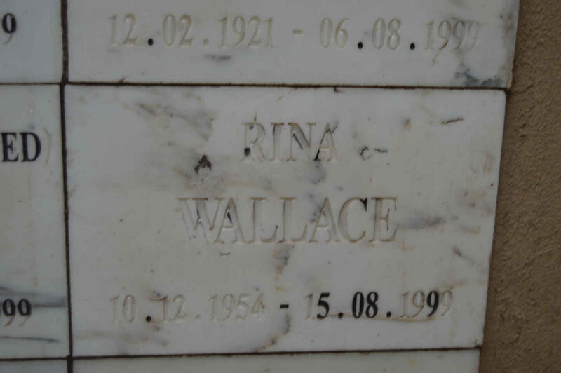 WALLACE Rina 1954-1999