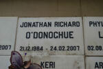 O'DONOGHUE Jonathan Richard 1984-2007
