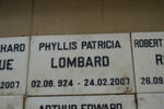LOMBARD Phyllis Patricia 1924-2007