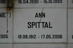 SPITTAL Ann 1912-2006