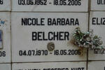 BELCHER Nicole Barbara 1970-2005