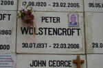 WOLSTENCROFT Peter 1937-2006