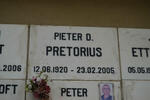 PRETORIUS Pieter D. 1920-2005