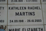 MARTINS Kathleen Rachel 1918-2003