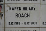 ROACH Karen Hilary 1966-2003