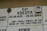 KOEDYK Ray 1925-2004