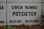 POTGIETER Gwen 1913-2003