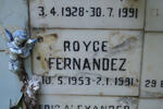FERNANDEZ Royce 1953-1991