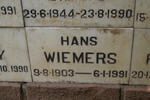 WIEMERS Hans 1903-1991