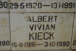 KIECK Alvert Vivian 1916-1990