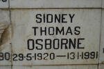 OSBORNE Sidney Thomas 1920-1991