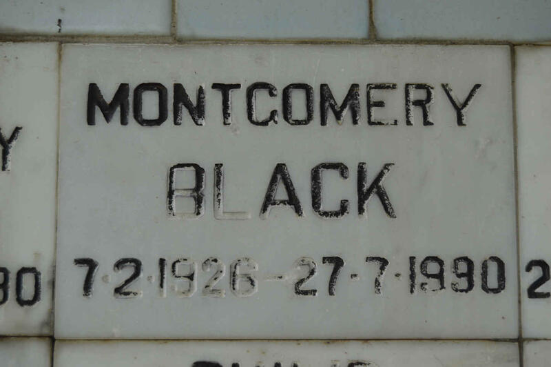 BLACK Montgomery 1926-1990