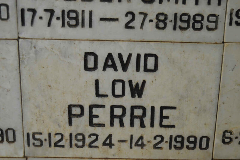 PERRIE David Low 1924-1990