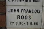 ROOD John Francois 1950-1986