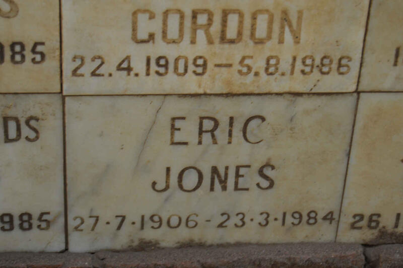 JONES Eric 1906-1984
