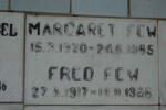 FEW Fred 1917-1986 & Margaret 1920-1985