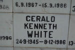 WHITE Gerald Kenneth 1945-1986