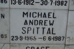 SPITTAL Michael Andrew 1965-1987