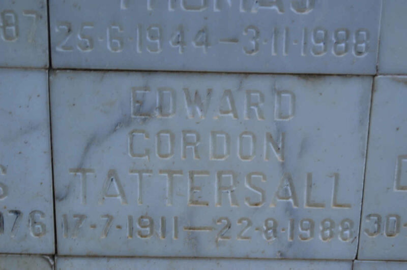 TATTERSALL Edward Gordon 1911-1988