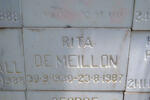 MEILLON Rita, de 1930-1987