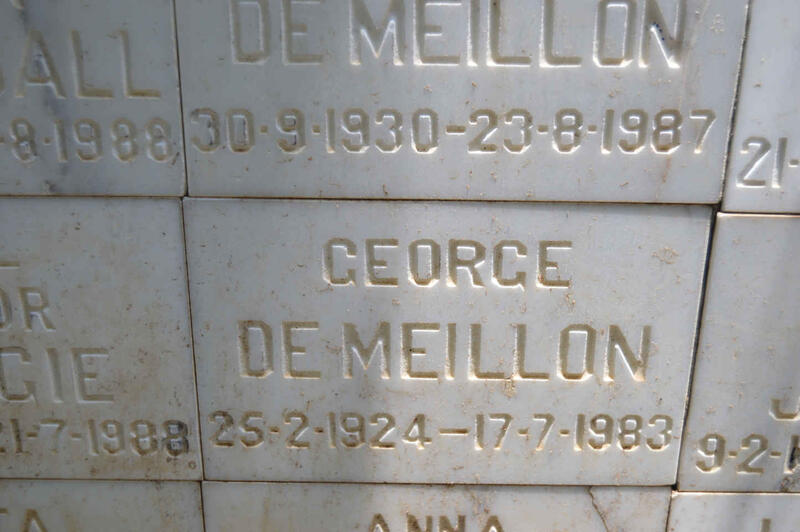 MEILLON George, de 1924-1983