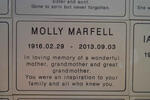 MARFELL Molly 1916-2013