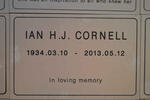 CORNELL Ian H.J. 1934-2013