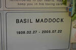MADDOCK Basil 1938-2005