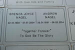 NAGEL Andrew 1931-2014 & Brenda Joyce 1933-2004