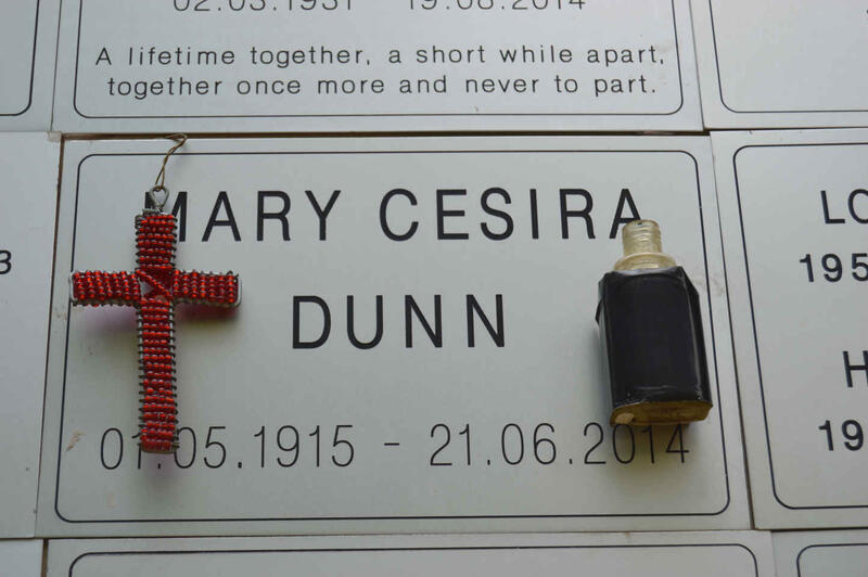 DUNN Mary Cesira 1915-2014