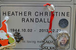 RANDALL Heather Christine 1944-2013