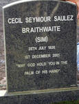 BRAITHWAITE Cecil Seymour Saulez 1928-2001
