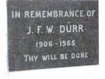 DURR J.F.W. 1906-1965