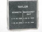 TAYLOR Kenneth 1926-2006 & Margaret Guy 1935-1984