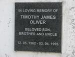 OLIVIER Timothy James 1962-1995