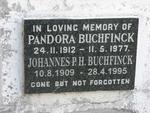BUCHFINCK Johannes P.H. 1909-1995 & Pandora 1912-1977