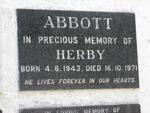 ABBOTT Herby 1943-1971
