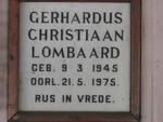LOMBAARD Gerhardus Christiaan 1945-1975