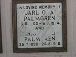 PALMGREN Jarl O.A. 1900-1974 & Christine D.R. 1898-1976