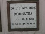 BOONSTRA Lieuwe Dirk 1905-1975